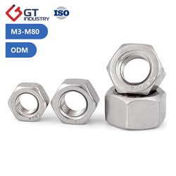 DIN934 ISO4032 Duplex Stainless Steel 1.4462 Hex Bolts Hexagon Nut