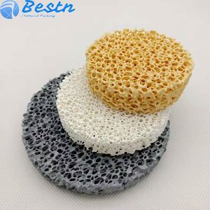 10-60ppi Porous Ceramic Foam Filter for Metal Filtration