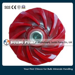 Polyurethane Spare Parts Impeller of Centrifugal Slurry Water Pump