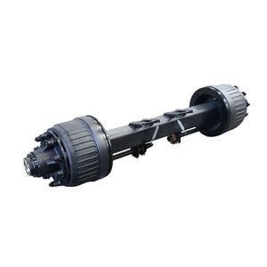 3 Axle Hydraulic Steering Trailer Drum Brake Half Torsion American Type Axle for Truck Tapffer