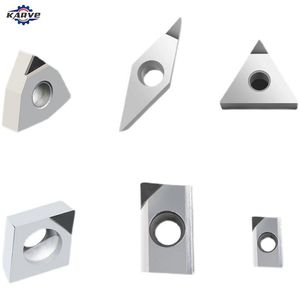 CNC Lathe Non-Ferrous Metal High Finish Surface Turning Tool PCD Insert
