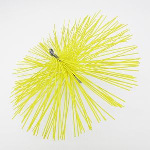 Durable Household Yellow PP Wire Fireplace/Chimney Brush for Effective Chimney Cleaning