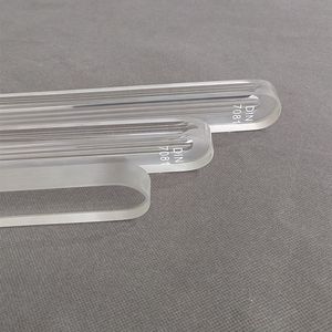Customize Borosilicate DIN 7081 B6/A6 250X34 (39) X17mm Tempered Reflex Gauge Glass with Groove