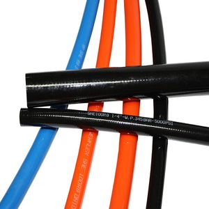 Tensile Synthetic Yarn Braided Thermoplastic Hydraulic Hose SAE100 R8