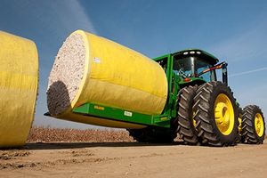 UV-Protected Cotton Bale Wrap for Outdoor Storage