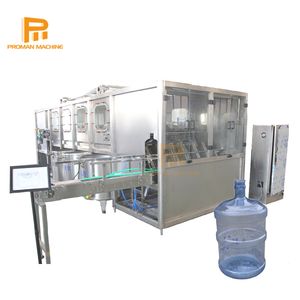 Electric 19L Barrel 5 Gallon Water Filling Machine Bottle Rinsing Filling Capping Machine