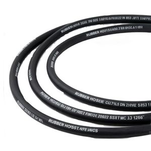 Single-Layer Steel Wire Braided High-Pressure Hydraulic Rubber Hose