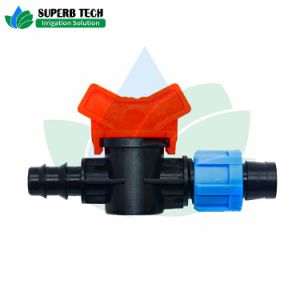 Plastic POM PP Barb Lock Drip Irrigation Tape Mini Valve