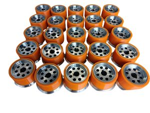 Customized Heavy Duty Polyurethane Industrial Wheels 95 a Shore Hardness PU Wheel