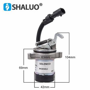 12V 24V Generator Engine Fuel Shutoff Solenoid Stop Solenoid Valve Switch 04103808 04103812 Deutz F3l F3m F4l F4m 1011 2011