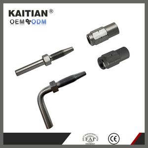 Used on Lubricating Grease Lines High Pressure Resin Tube Connection Fittings 90° Lubrication System Piping Hose Connectors