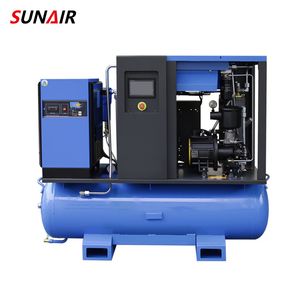 16 Bar All in One Pm VSD Screw Air Compressor with Air Dryer and Air Tank for Laser Cutting