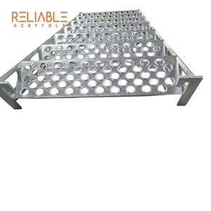 Non Slip Steps Hot DIP Galvanized Stair Flight for Industrial Access