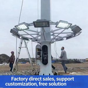 Ultra Bright Alundum LED Commercial High Pole Lighting Solution