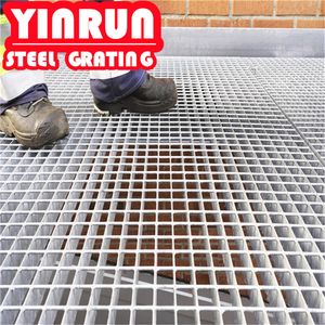 Flat Top Galvanized Steel Grating for Floor/Platform/Drainage Cover/Stair Tread