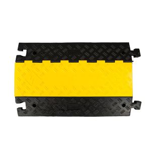 3 Channel Rubber Cable Protector with Plastic Lid
