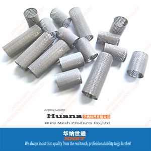 60 80 100 120 Mesh Filter 304 316 Stainless Steel Filter Woven Wire Mesh Cylinder Filter Tube