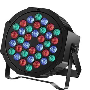 18 36 LED RGB Party Flat PAR Light LED Work Smart Dance Floor Laser Party Disco Stage Light