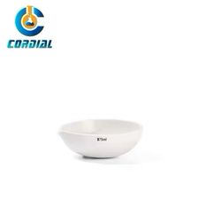 Cordial Lab 75ml Glazed Porcelain Basin with Spout for Laboratory
