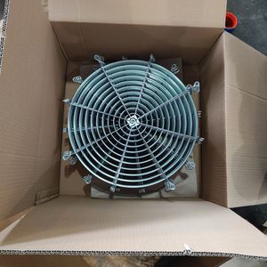 Premium Air Conditioner Fan Safety Guard with Silver Wire Design