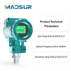 RS485 4-20MA Digital Display Pressure Transmitter for Factory Automation and Equipment Control