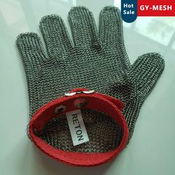 316 316L Stainless Stee Ring Mesh Glove Durable Rustproof Cutting Glove Chainmail Glove