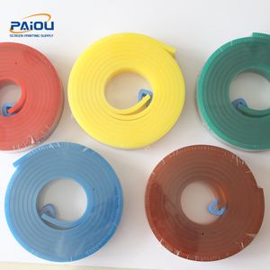 Hot Sale 50*9mm 65 75 85 Flat Shape Silk Screen Printing Squeegee Rubber Blade