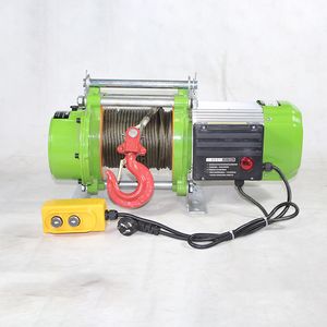 High Quality 1000kg 1ton Electric Wire Rope Hoist with 30m 60m Rope on Salealuminum Shell