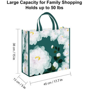 Custom Printed Logo Roll up Tote Bag Waterproof Oxford Cloth Blank Folding Shopping Bag