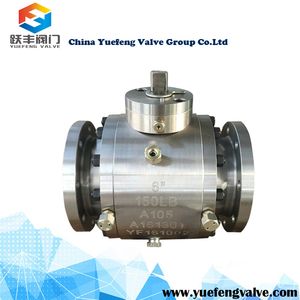 3PC Stainless Steel Forged Bore Trunnion Ball Valve Control Valve