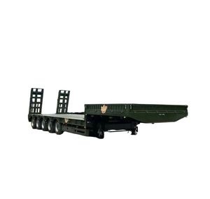 Customized 5 Axles Heavy Duty Gooseneck 60/80 Tons Machinery Loading Lowboy Semi Trailer for Excavator / Crane Heavy Haul Equipment Transport