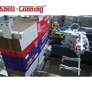 Efficient Automatic Carton Pack Seal Machine with Buffer & Labeling Link