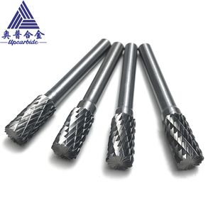 Factory Selling Tungsten Carbide Rotary File Solid B Type Double Cut Top Blade Rotary Burr