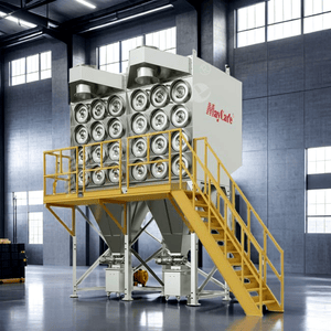 Big Airflow Industrial Cartridge Filter Dust Collector System