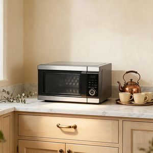 28L Digital Air Fry Grill Electric Oven Auto Menu Countertop 1800W Microwave Oven