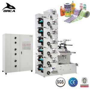 Ry-320 High Speed UV Varnish Coating Label Adhesive Sticker Label Printer Self-Adhesive Paper Flexographic Printing Machine