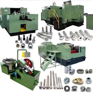 6 Stations Nut Bolt Forming Machine Nuts Former Making Machinery