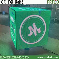P2.5 Indoor Outdoor Magic Cube LED Screen Rubik LED Video Display Wall 3D Billboard (4 or 5 Faces)
