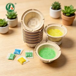 Eco-Friendly Custom Logo Acceptable Rice Husk Ashtray Durable Reusable Ashtray for Home Office