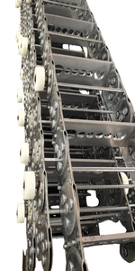 Heavy-Duty Stainless Steel Cable Drag Chains for Cable Management