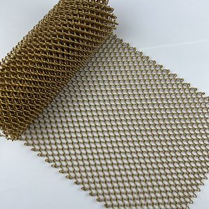 Custom Size Stainless Steel Wire Mesh Curtain for Commercial Building Entrance Decorative Partitions