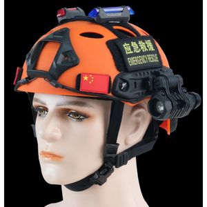 Emergency Rescue Helmets for Adult Safety, ABS Tactical Helmet with LED Light