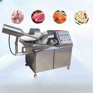 Bowl Cutter Machine Meat Grinder Food Processing Machine Food Machine with High Speed Meat Grinding and Sausage Making
