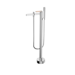 Factory Direct Free Standing Tub Filler Mixer Brass Bathtub Faucet