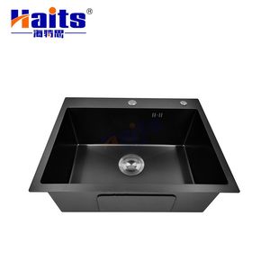 Satin Brush Matt Black Staless Steel Kitchen Sink