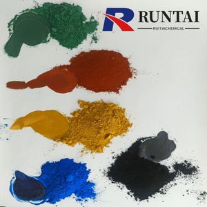 Iron Oxide Price Per Ton Iron Oxide Blue/Orange/Red/Black/Yellow/White/Green Iron Oxide Pigment for Bricks Concrete Cement Floor Coloring Building Paint