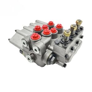 Widely Used Engineering Machinery Hydraulic Valve P40 Series 5-Control Seven Hydraulic Manual Directional Valve