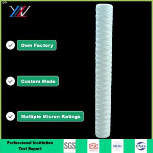 Customization Available 20 Inch String Wound Filter Cartridge Auto Parts Suitable for Filtration Scenarios with Large Impurity Content