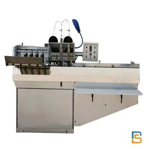 Fast Speed Semi Automatic Exercise Book Stapler Book Binding Wire Saddle Stitch Machine