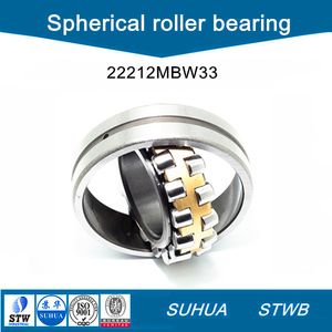 Solid Brass Cage Spherical Roller Bearing (22212MBW33)